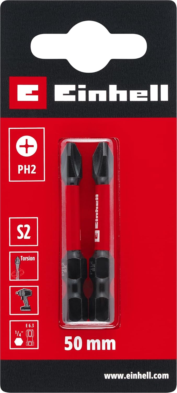 Einhell 2x Bit Torsion 50mm | PH 2