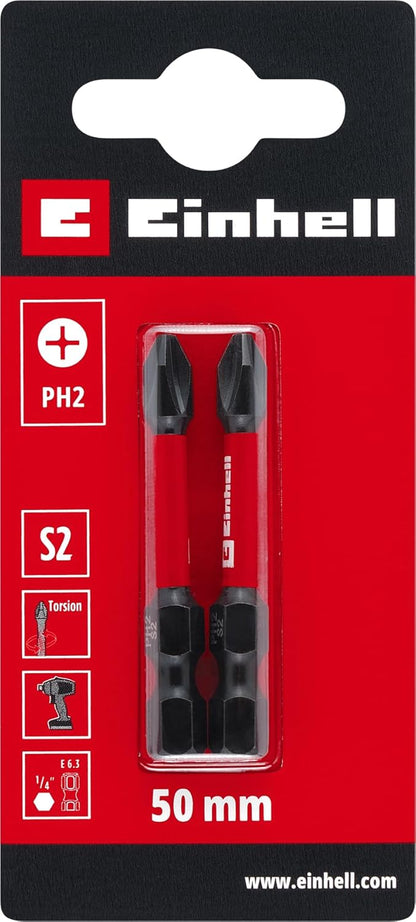 Einhell 2x Bit Torsion 50mm | PH 2