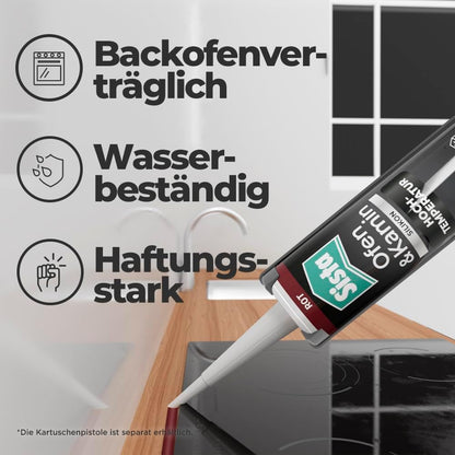 Sista Ofen & Kamin Silikon rot | 280ml