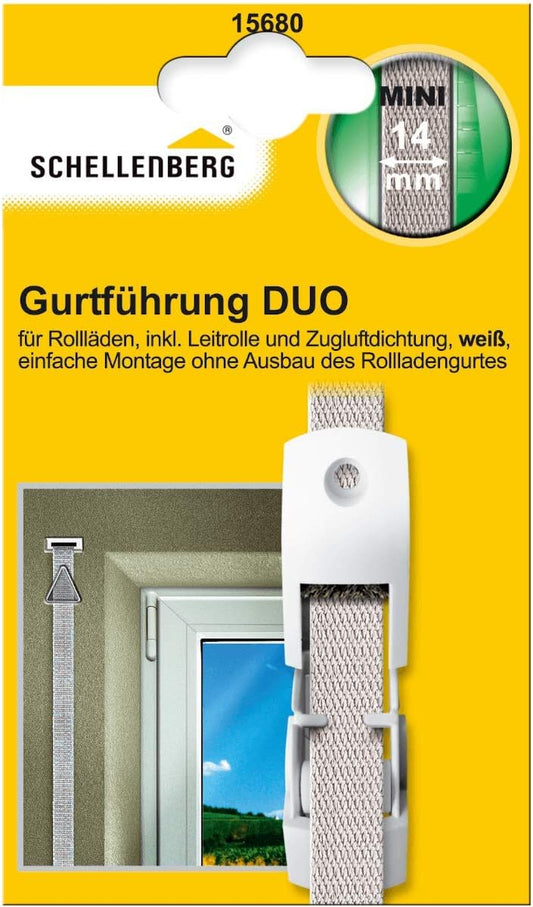 Schellenberg Rolladen-Gurtführung "DUO" für Serie "Mini" | weiß