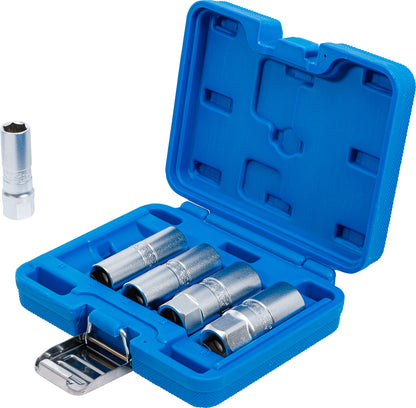BGS Zündkerzen-Einsatz-Satz Sechskant | Antrieb  1/2" | SW 14 - 21 mm | 5 teilig