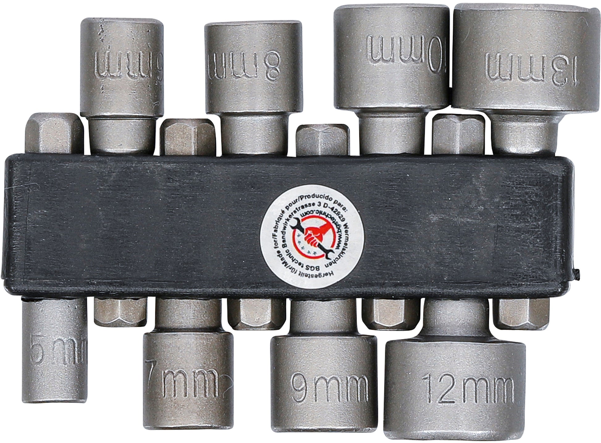 BGS Steckschlüssel-Bit-Satz | SW 5 - 13 mm | 8 teilig
