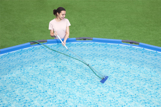 Flowclear" Poolpflege Komplett-Set für Pools bis 396 cm 5tlg.