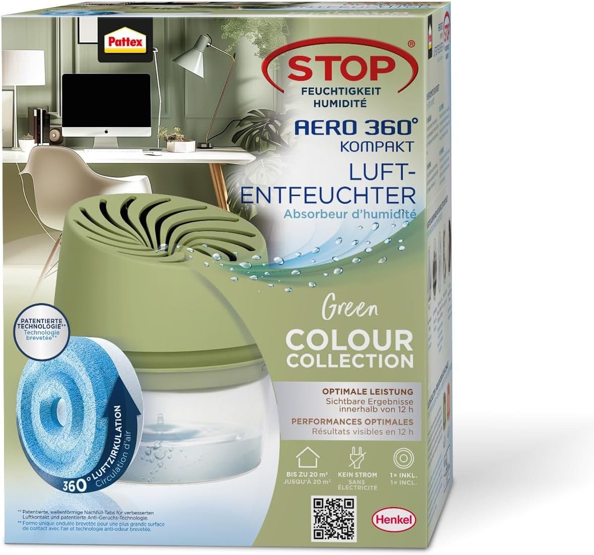 Pattex Aero 360 Raumentfeuchter | Green