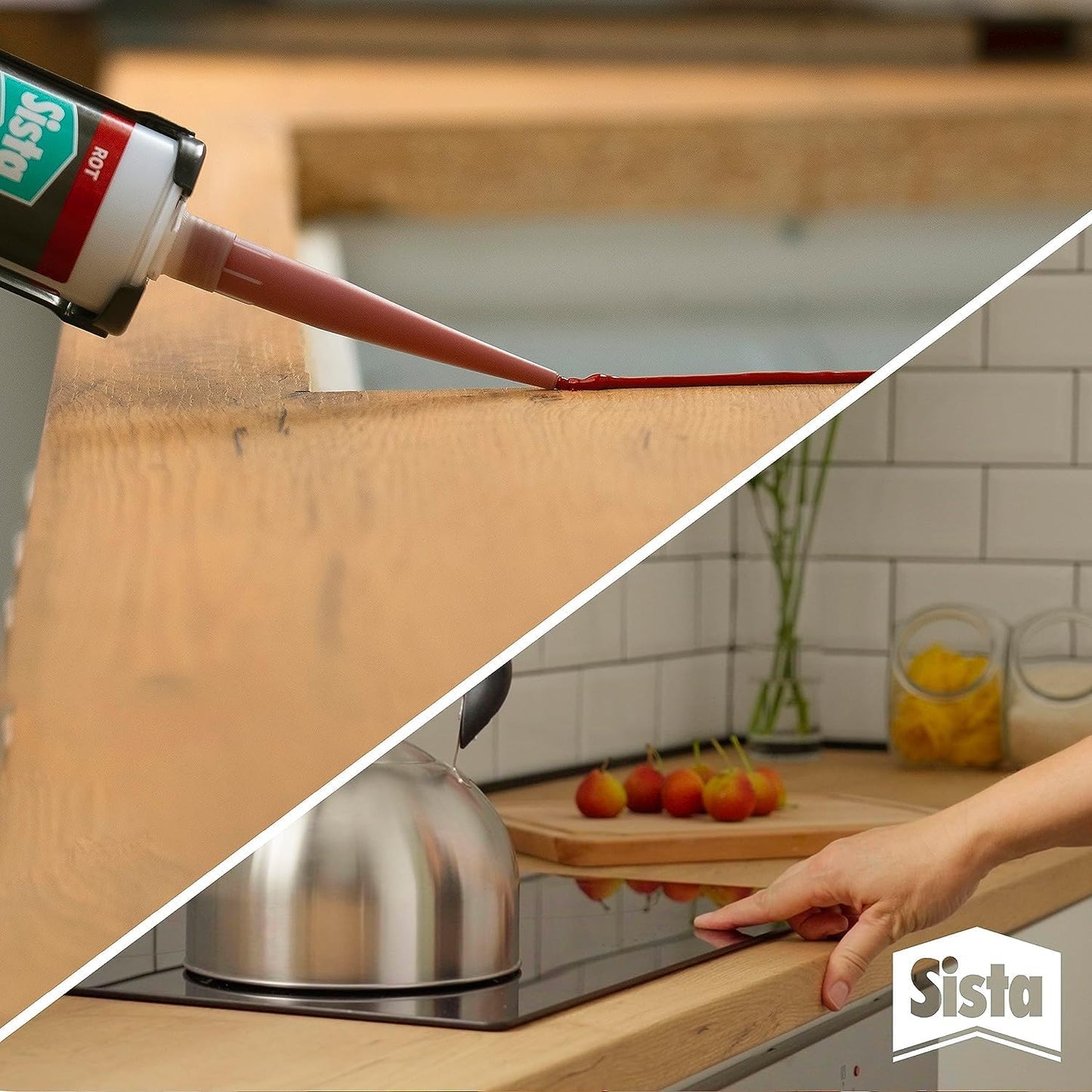 Sista Ofen & Kamin Silikon rot | 280ml