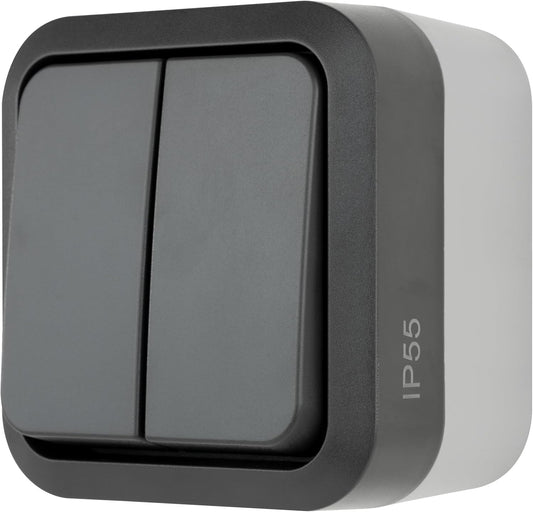 REV AquaStorm Serienschalter Aufputz | IP55