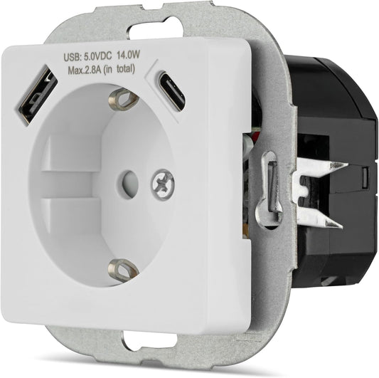 REV NOVA USB-Steckdose | weiß