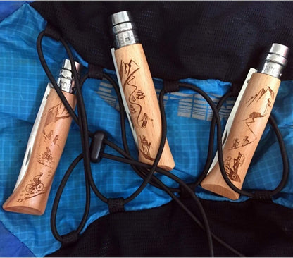 Opinel Nr. 08 | Gravure Rando | Buchenholz 19,3cm