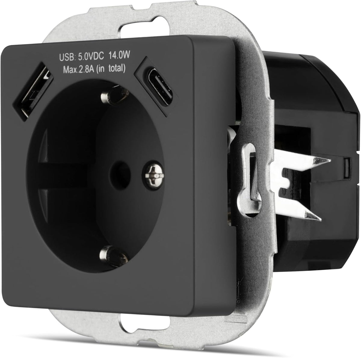 REV NOVA USB-Steckdose | anthrazit