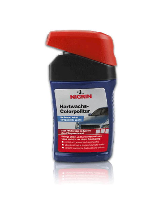 NIGRIN Hartwachs-Colorpolitur Blau 300ml