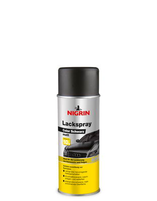 NIGRIN Lackspray Color Schwarz matt 400ml