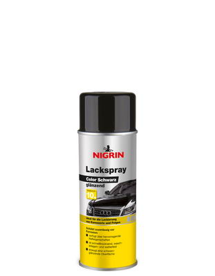 NIGRIN Lackspray Color Schwarz glänzend 400ml