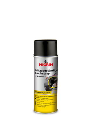 NIGRIN Hitzebeständiges Lackspray schwarz 400ml