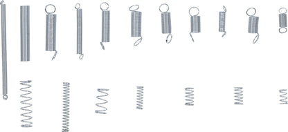 BGS Federn-Sortiment | Zug- und Druckfedern | 200 teilig