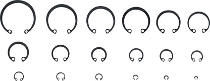 BGS Innen-Seegerring-Sortiment (Sprengringe) | Ø 3 - 32 mm | 300 teilig