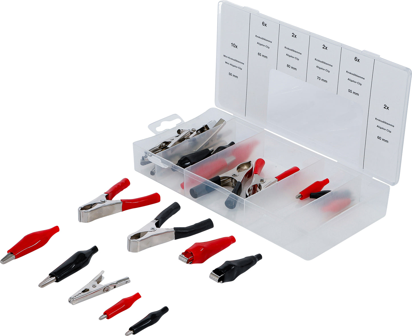 BGS Krokodilklemmen-Sortiment | 28 teilig