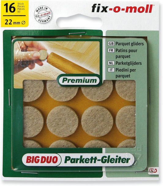 Suki Big-Duo Parkettgleiter 22mm | 16 Stück