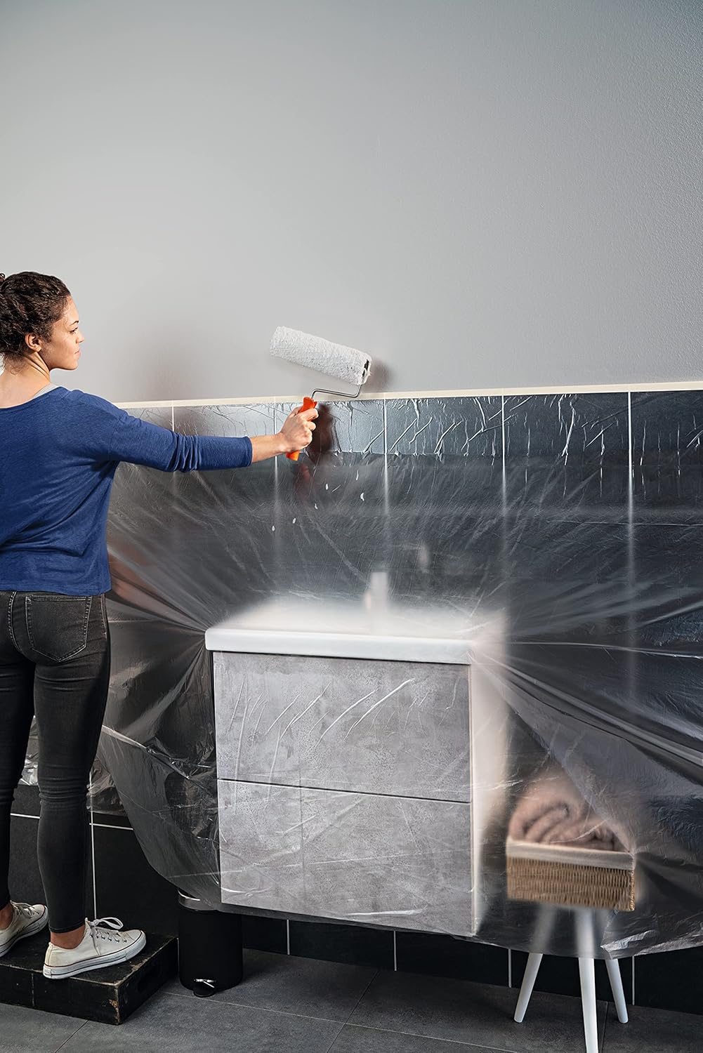 tesa Easy Cover Economy Nachfüllpackung | 1,40m x 33m