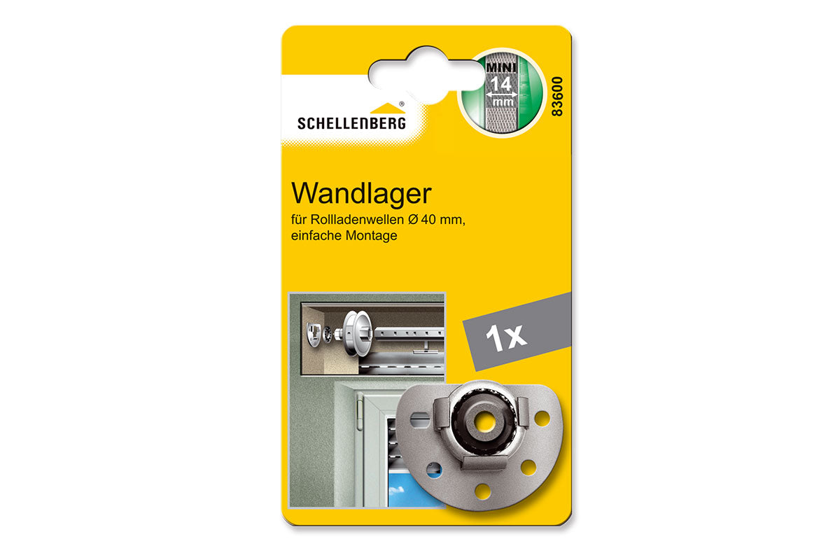 Schellenberg Wandlager mit Kugellager "Mini"