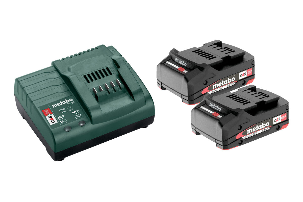 Metabo Basis-set 2 x 2.0 AH