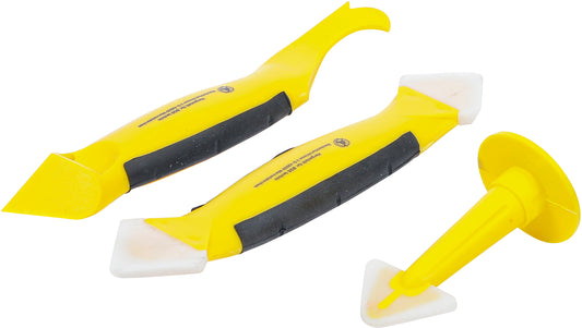 BGS Silikon-Fugenentferner und Spachtel-Satz | 3 teilig