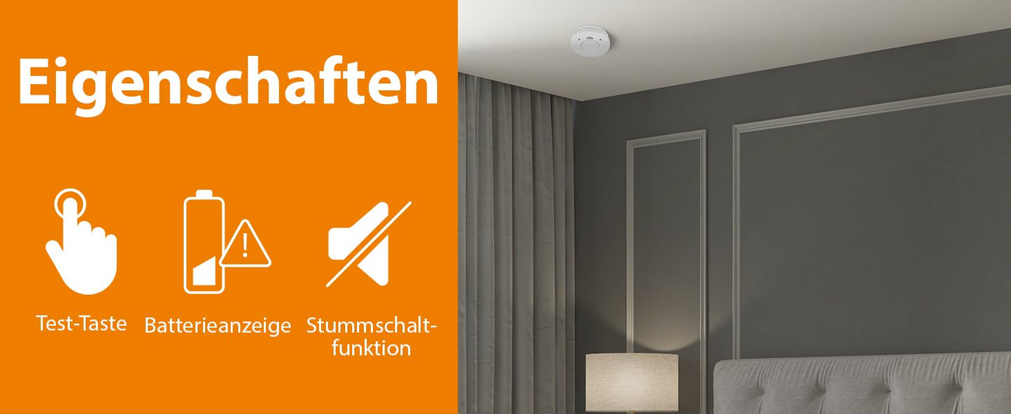 Rauchmelder RM520 Vds 10 Jahres Batterie