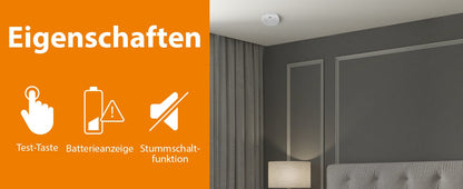 Rauchmelder RM520 Vds 10 Jahres Batterie
