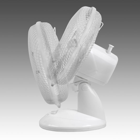 Tischventi VT9 25W ca. Ø22,5cm, Kunststoff, weiß