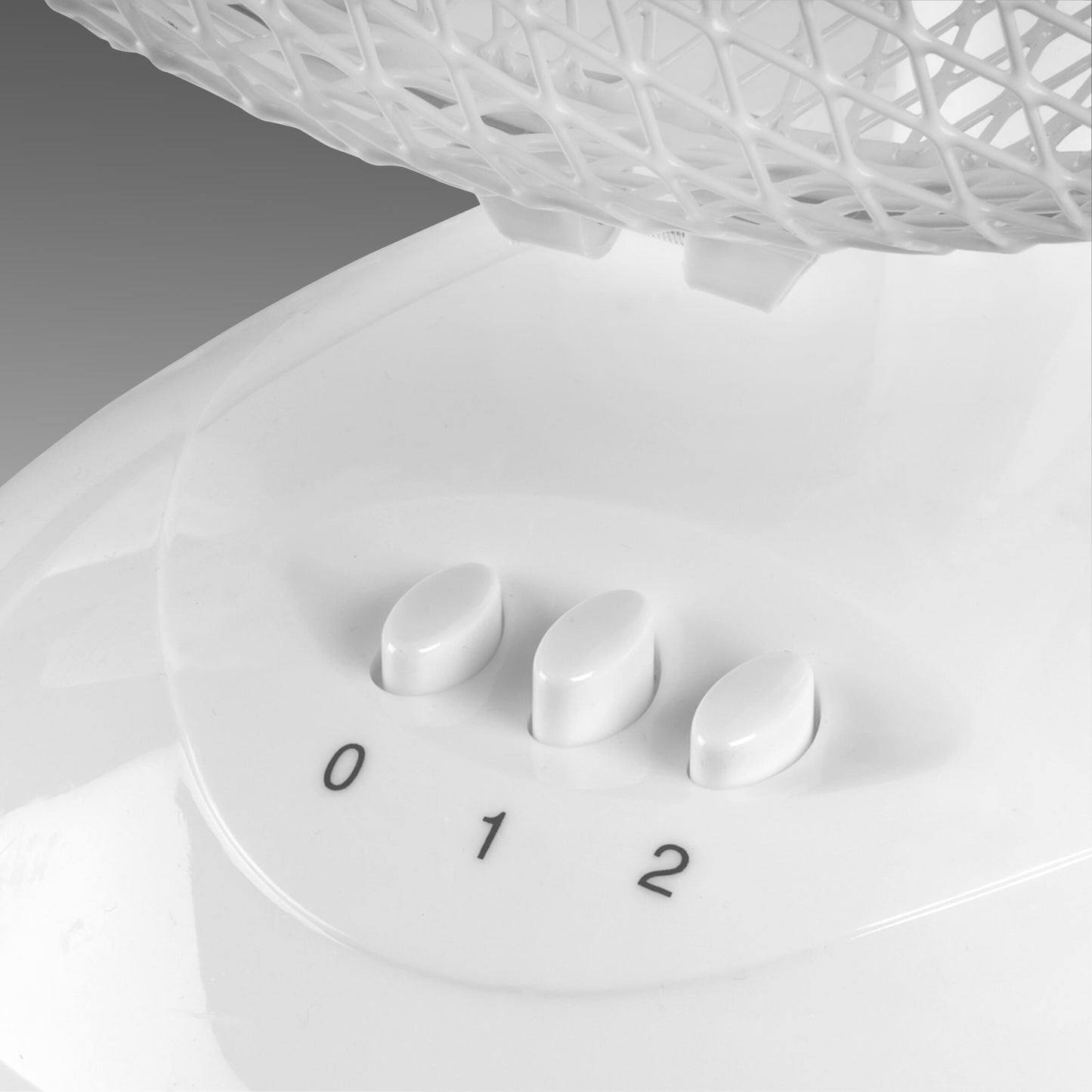 Tischventi VT9 25W ca. Ø22,5cm, Kunststoff, weiß