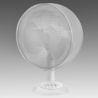 Tischventi VT12 30W ca. Ø30cm, Kunststoff weiß