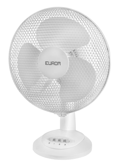 Tischventi VT12 30W ca. Ø30cm, Kunststoff weiß