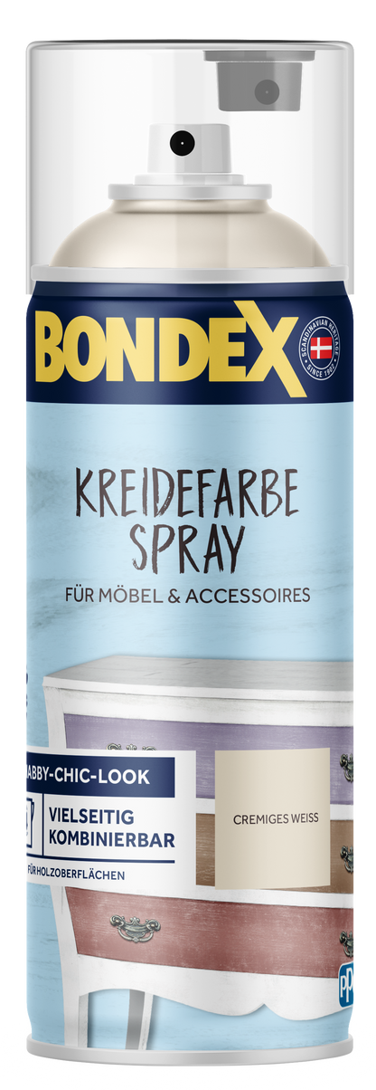 BONDEX Kreidefarbe Spray creme weiss 0,4L