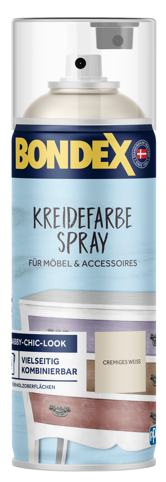 BONDEX Kreidefarbe Spray creme weiss 0,4L