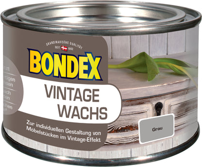 Vintage Wachs Grau 0,25 L