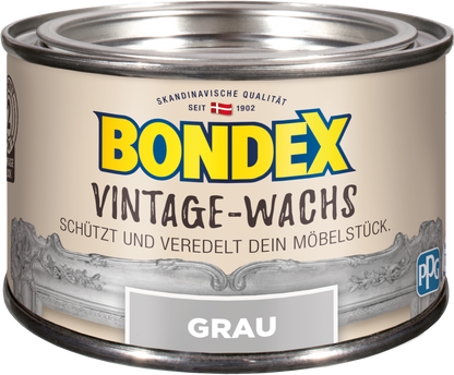 Vintage Wachs Grau 0,25 L