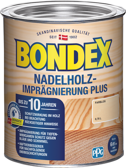 Bondex Nadelholz-Imprägnierung Plus farblos 0,75L