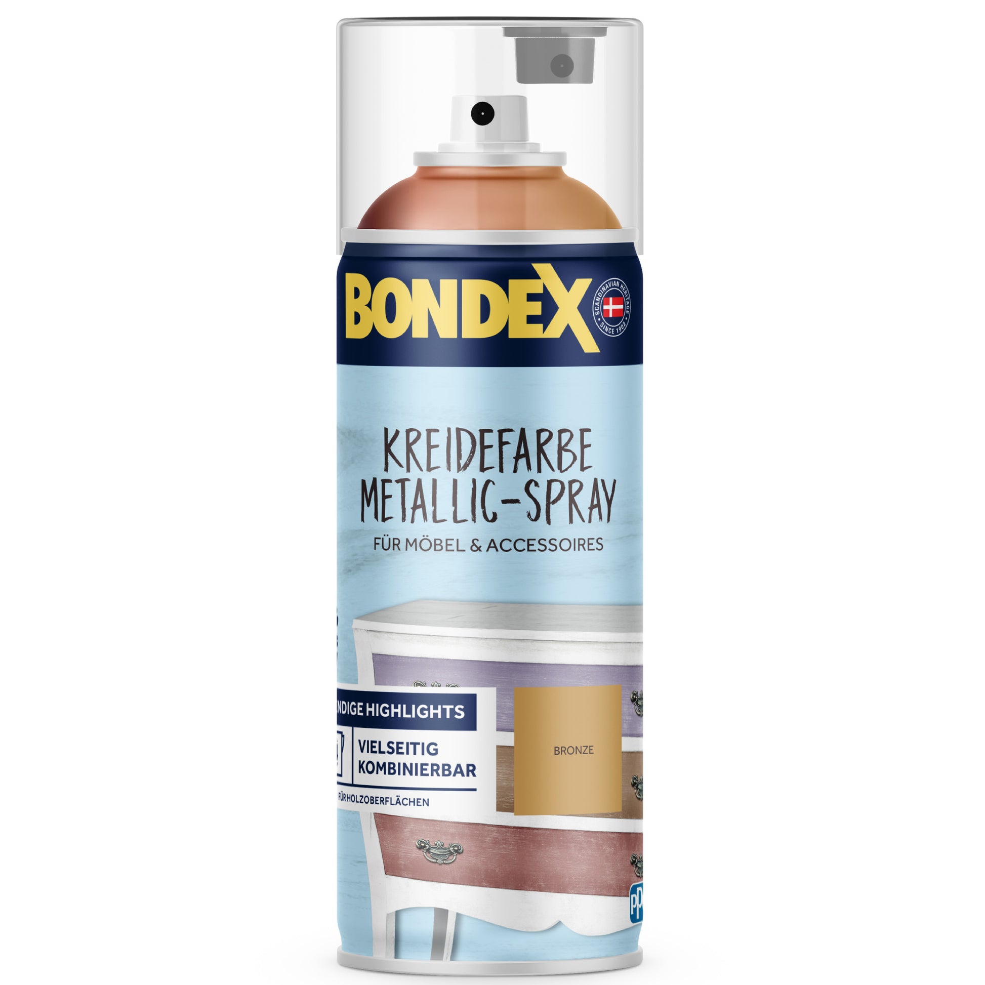 BONDEX Kreidefarbe Spray Bronze 400 ml
