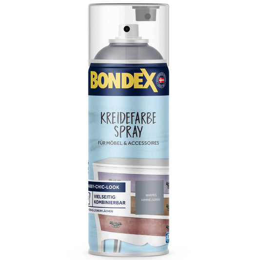 BONDEX Kreidefarbe Spray Himmelsgrau 400 ml