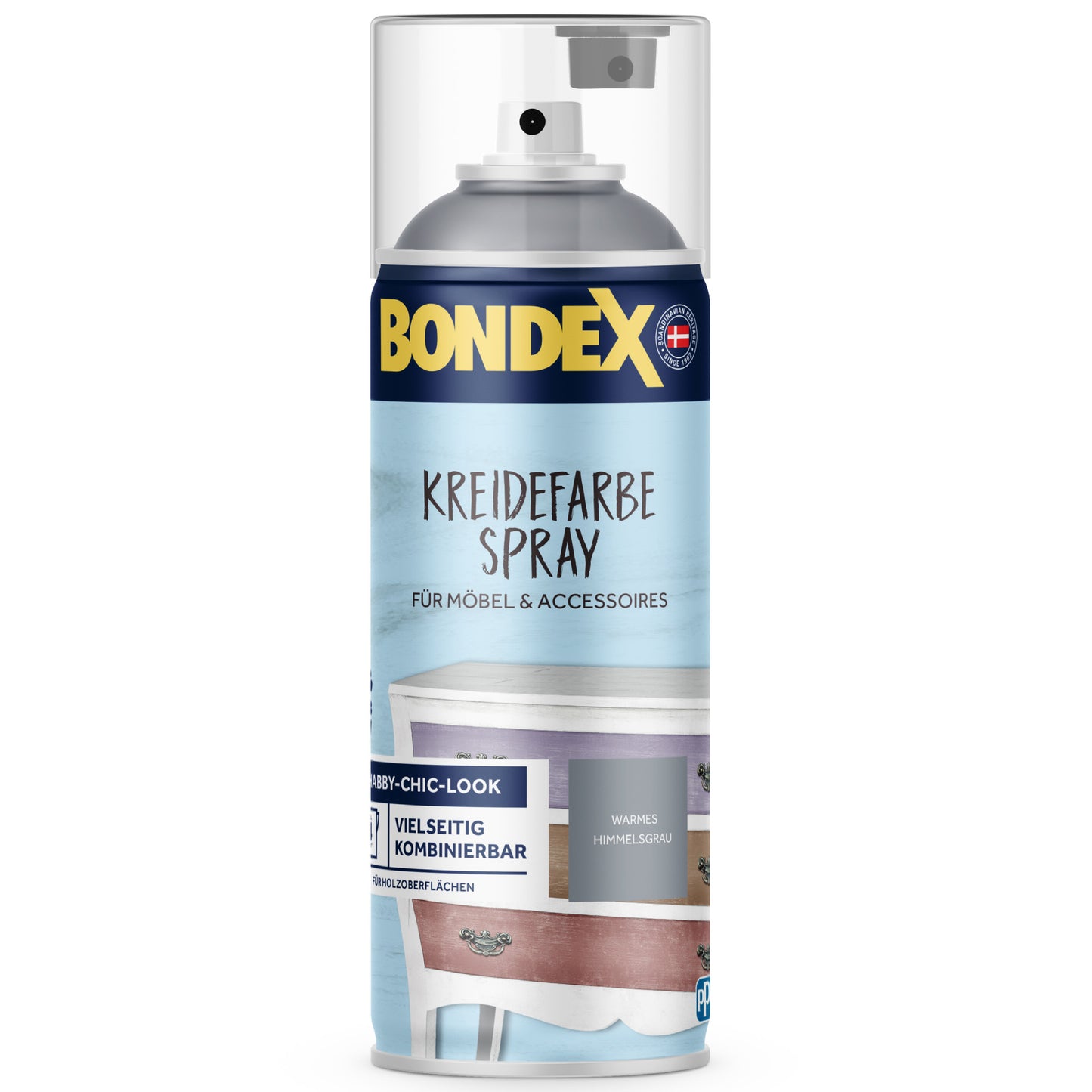BONDEX Kreidefarbe Spray Himmelsgrau 400 ml