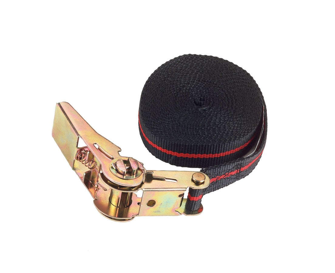 Kerbl Ratschenzurrgurt 1-teilig | schwarz 245kg [25mm/5m]