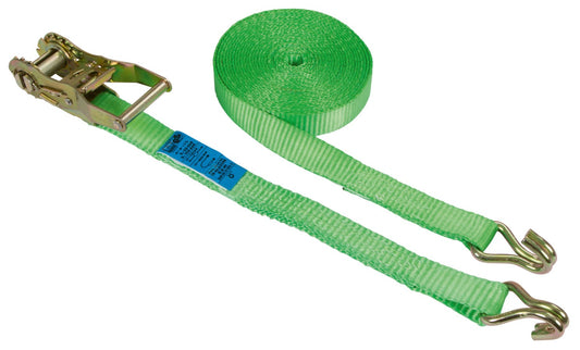 Kerbl Ratschenzurrgurt 2-teilig | grün 750kg [25mm/6m] 