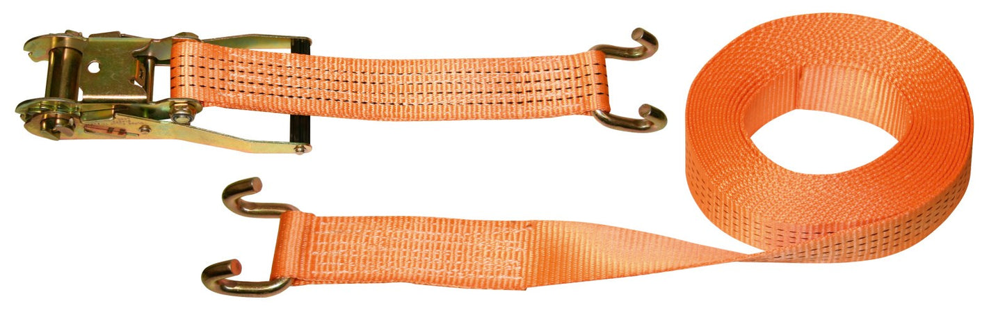 Kerbl Ratschenzurrgurt zweiteilig 8m | 50mm | 4t | Orange 