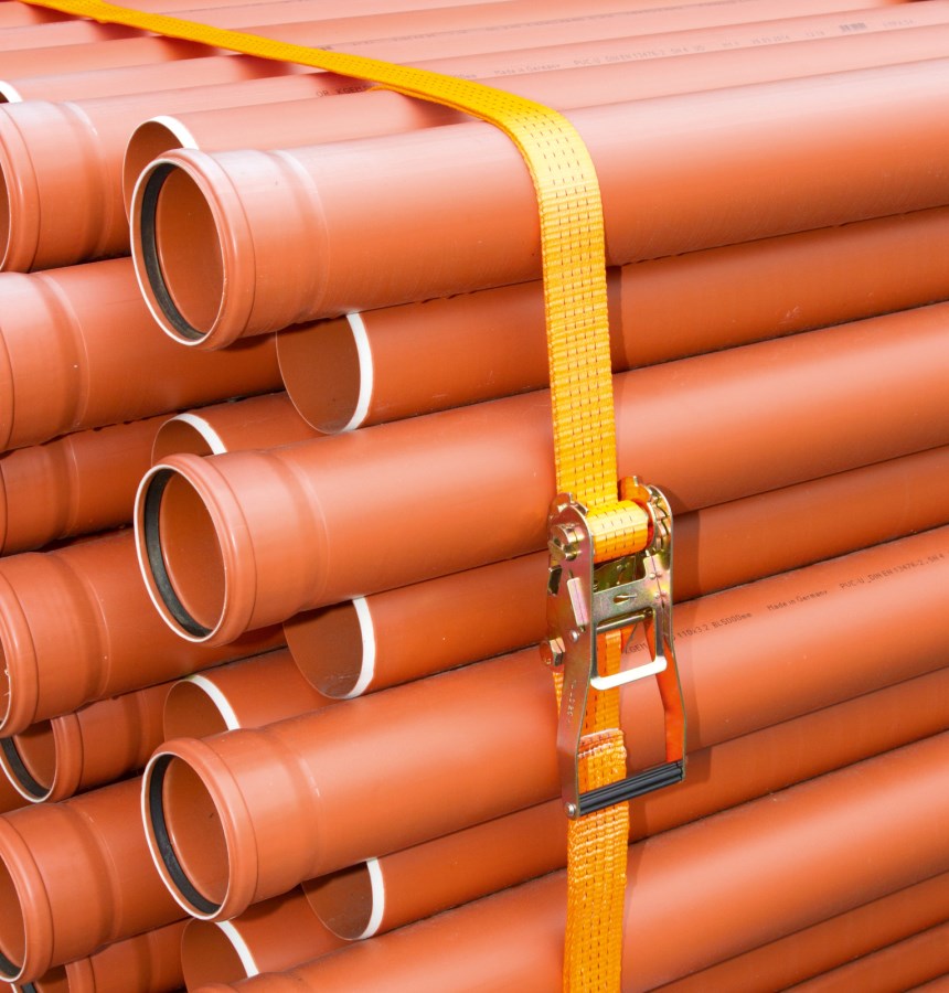 Kerbl Ratschenzurrgurt 1-teilig | orange 4000kg [50mm/6m]