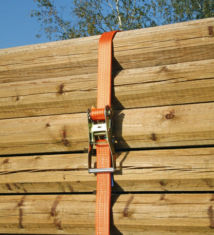 Kerbl Ratschenzurrgurt 1-teilig | orange 4000kg [50mm/6m]