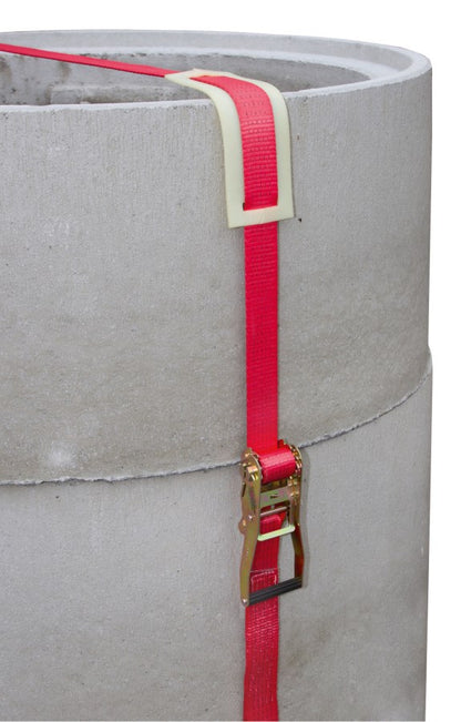 Kerbl Ratschenzurrgurt 2-teilig | rot 5000kg [50mm/8m]