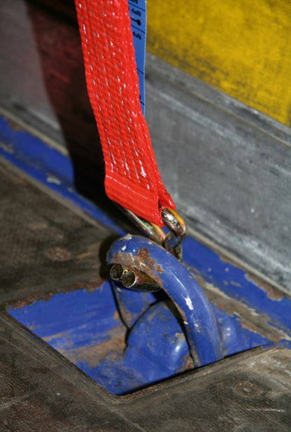 Kerbl Ratschenzurrgurt 2-teilig | rot 5000kg [50mm/8m] 