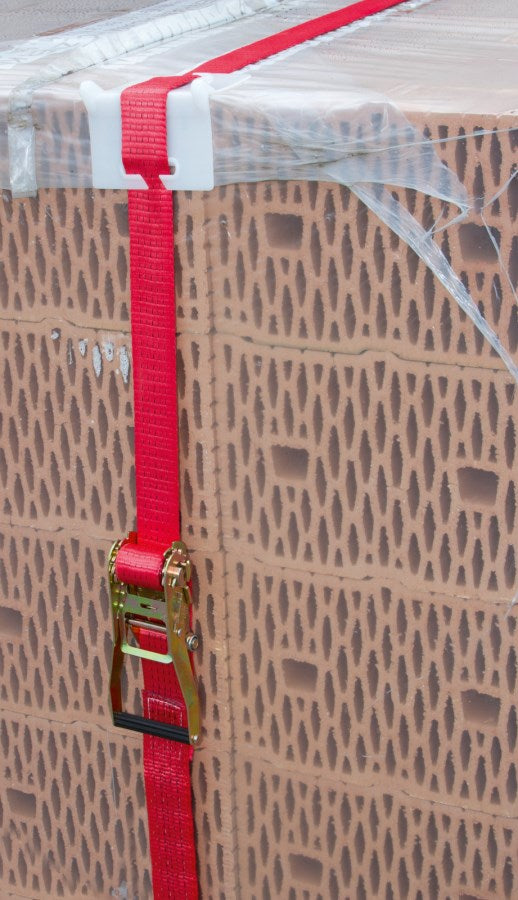 Kerbl Ratschenzurrgurt 2-teilig | rot 5000kg [50mm/8m] 