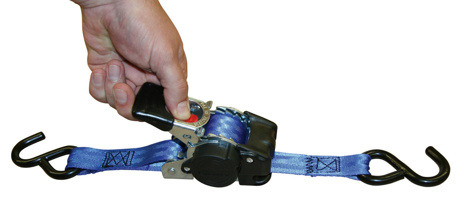 Kerbl Automatik Zurrgurt | blau 3m [25mm/250kg] 