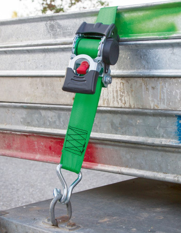 Kerbl Automatik Zurrgurt | grün 3m [50mm/750kg]