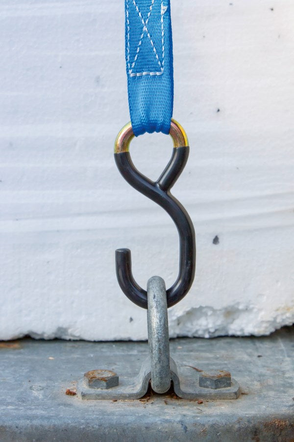 Kerbl Ratschenzurrgurt 2-teilig | blau 800kg [25mm/6m]